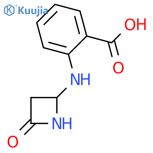 Benzoic acid,2-[(4-oxo-2-azetidinyl)amino]- structure