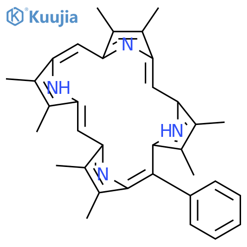 21H,23H-Porphine, 2,3,7,8,12,13,17,18-octamethyl-5-phenyl- structure