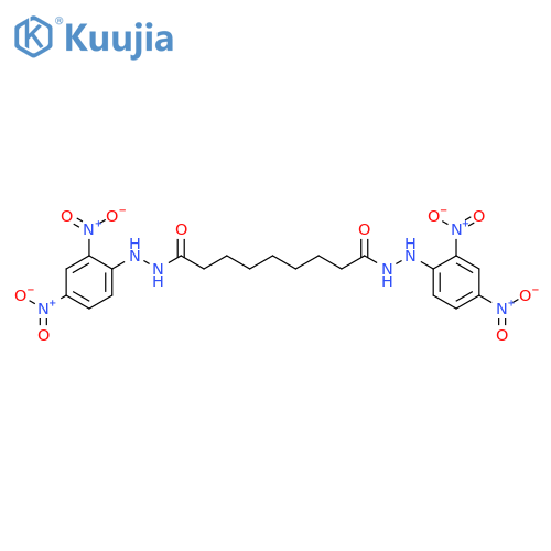 Nonanedioic acid, bis[2-(2,4-dinitrophenyl)hydrazide] structure