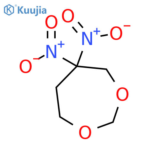 1,3-Dioxepane, 5,5-dinitro- structure