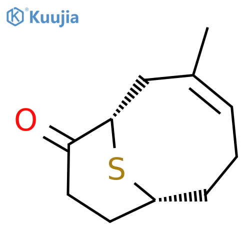11-Thiabicyclo[5.3.1]undec-4-en-8-one, 5-methyl-, (1R*,4Z,7S*)- structure