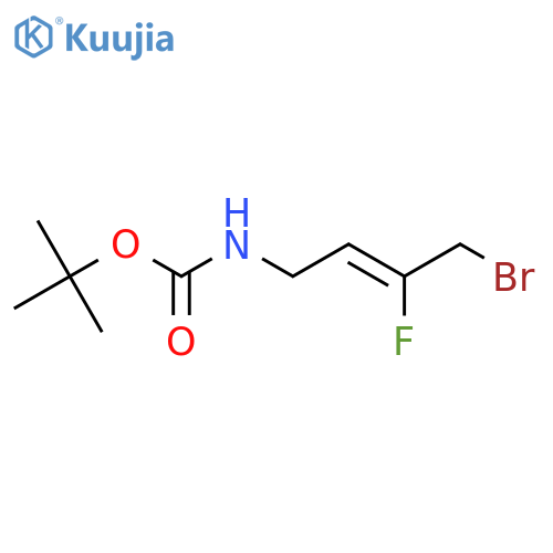 tert-Butyl (Z)-(4-Bromo-3-fluorobut-2-en-1yl)carbamate structure