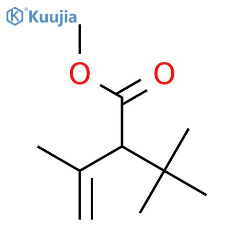 3-Butenoic acid, 2-(1,1-dimethylethyl)-3-methyl-, methyl ester structure