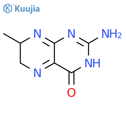 4(3H)-Pteridinone,2-amino-6,7-dihydro-7-methyl- structure