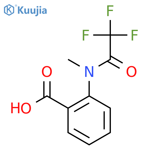 2-(2,2,2-Trifluoro-n-methylacetamido)benzoic acid structure