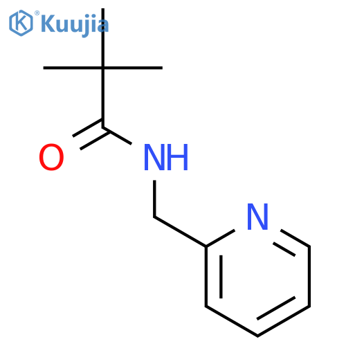Propanamide, 2,2-dimethyl-N-(2-pyridinylmethyl)- structure