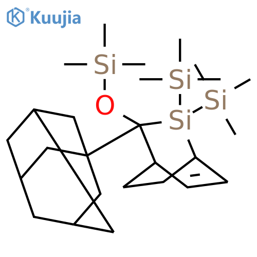 2-Silabicyclo[2.2.2]oct-5-ene, 3-tricyclo[3.3.1.13,7]dec-1-yl-2,2-bis(trimethylsilyl)-3-[(trimethylsilyl)oxy]- structure