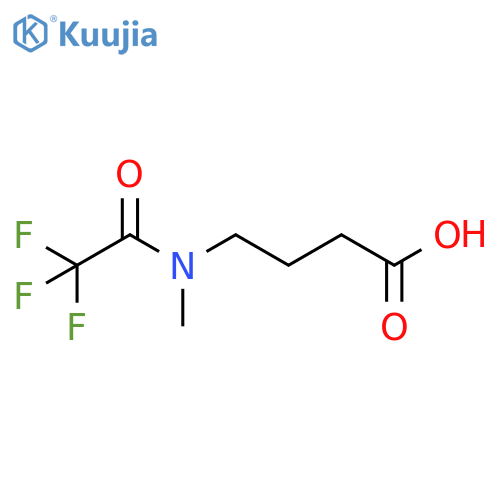 4-(2,2,2-trifluoro-N-methylacetamido)butanoic acid structure