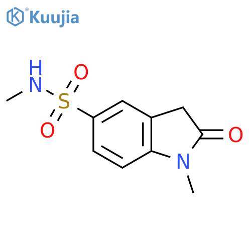 N,1-dimethyl-2-oxo-3H-indole-5-sulfonamide structure