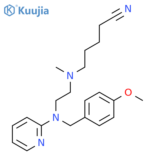 N’-(4-Cyanobutyl)-N-(4-methoxybenzyl)-N’-methyl-N-2-pyridinyl-1,2-ethanediamine structure