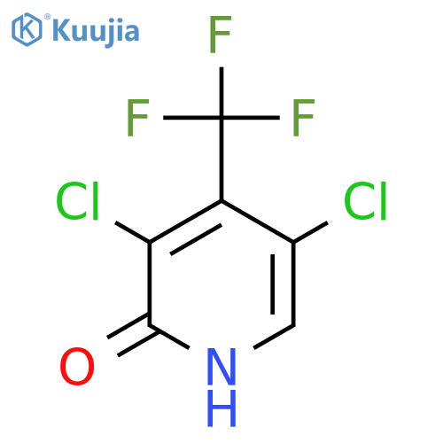 3,5-Dichloro-4-trifluoromethyl-pyridin-2-OL structure