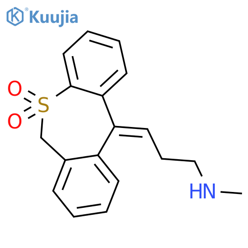 1-Propanamine, 3-(5,5-dioxidodibenzo[b,e]thiepin-11(6H)-ylidene)-N-methyl- structure