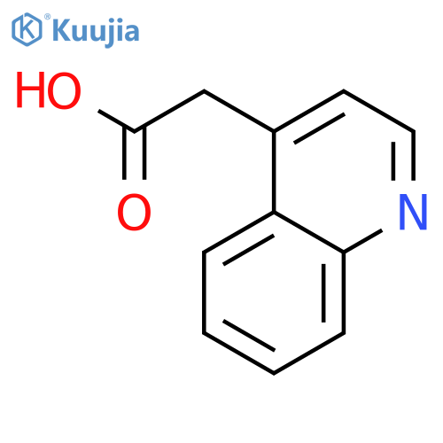 2-(Quinolin-4-yl)acetic acid structure