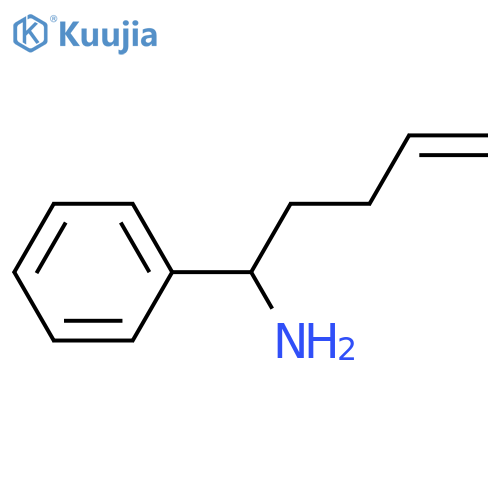 1-Phenylpent-4-en-1-amine structure
