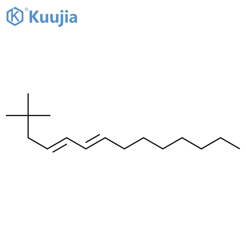 4,6-Tetradecadiene, 2,2-dimethyl-, (E,E)- structure
