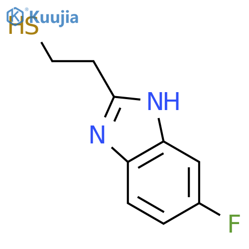 1H-Benzimidazole-2-ethanethiol,6-fluoro- structure