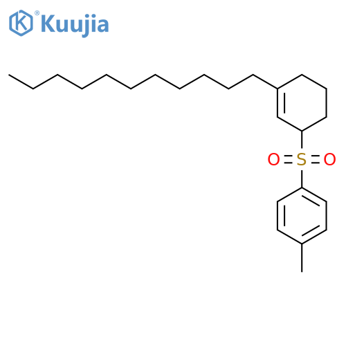 Benzene, 1-methyl-4-[(3-undecyl-2-cyclohexen-1-yl)sulfonyl]- structure