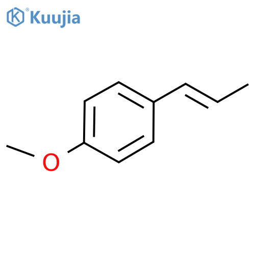 Benzene, 1-methoxy-4-(1E)-1-propen-1-yl- structure
