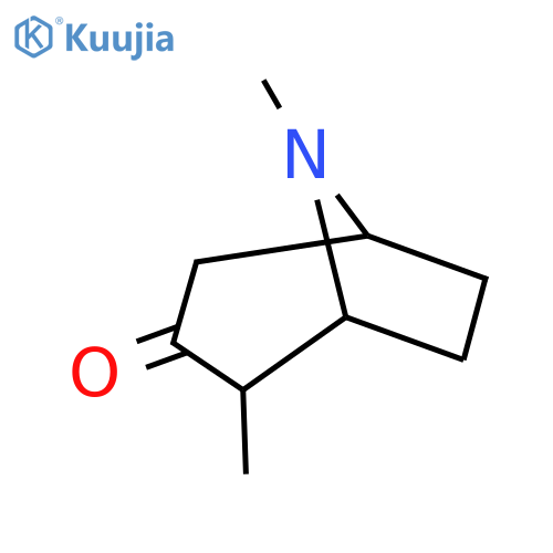 2,8-dimethyl-8-azabicyclo3.2.1octan-3-one structure
