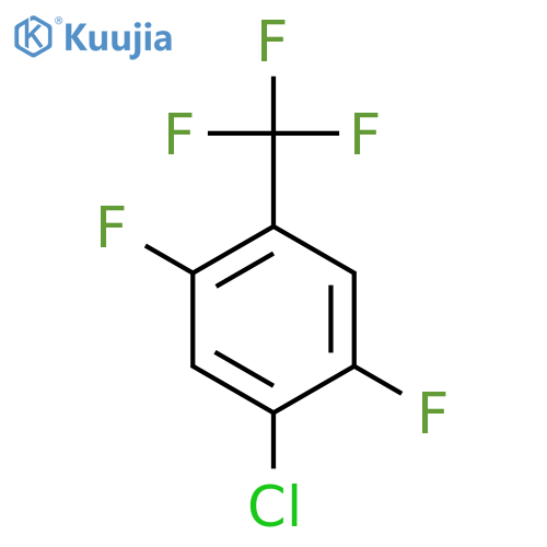 4-Chloro-2,5-difluorobenzotrifluoride structure