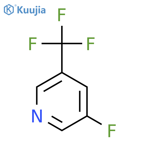 3-Fluoro-5-(trifluoromethyl)pyridine structure