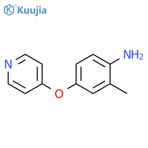 2-METHYL-4-(PYRIDIN-4-YLOXY)ANILINE structure