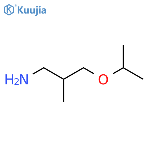 2-methyl-3-(propan-2-yloxy)propan-1-amine structure