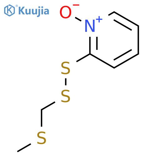 2-[(methylsulfanyl)methyldisulfanyl]pyridine N-oxide structure
