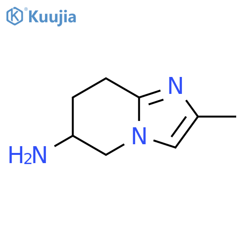 2-Methyl-5H,6H,7H,8H-imidazo1,2-apyridin-6-amine structure