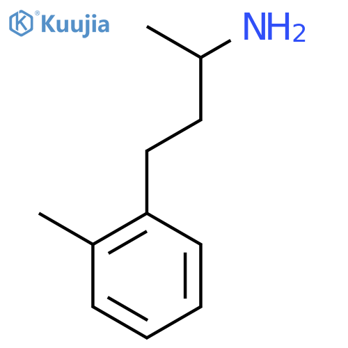 4-(2-methylphenyl)butan-2-amine structure