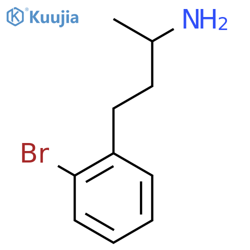 4-(2-bromophenyl)butan-2-amine structure