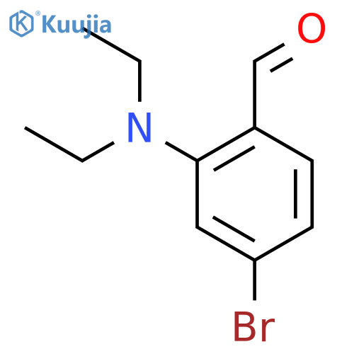 4-Bromo-2-(diethylamino)benzaldehyde structure