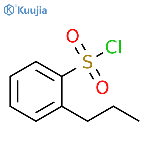 2-propylbenzene-1-sulfonyl chloride structure
