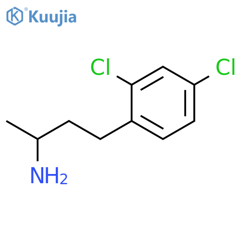 4-(2,4-dichlorophenyl)butan-2-amine structure
