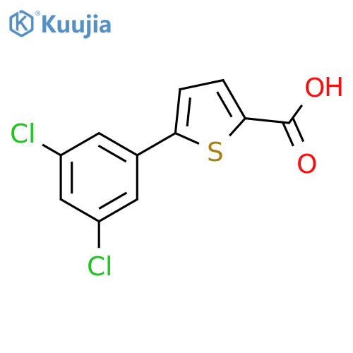5-(3,5-dichlorophenyl)thiophene-2-carboxylic acid structure
