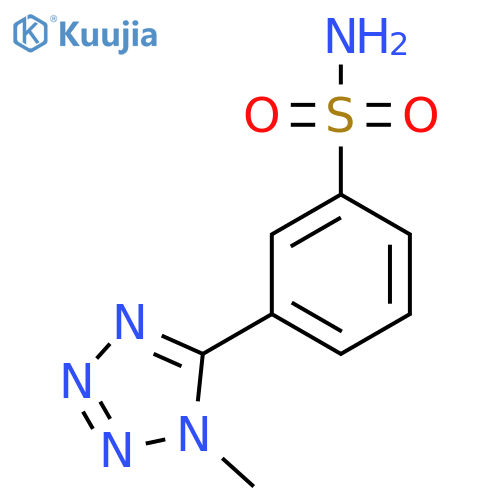 3-(1-Methyl-1H-1,2,3,4-tetrazol-5-yl)benzene-1-sulfonamide structure