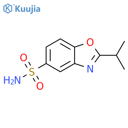 2-(propan-2-yl)-1,3-benzoxazole-5-sulfonamide structure