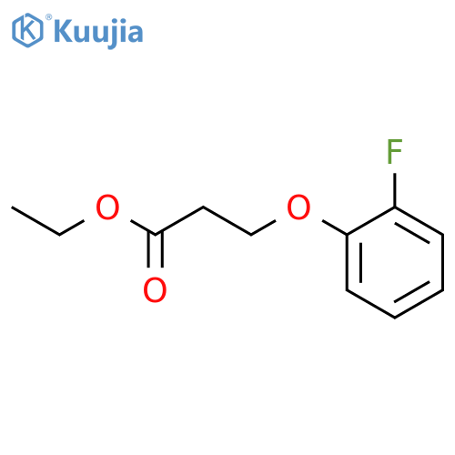 3-(2-FLUOROPHENOXY)-PROPANOIC ACID ETHYL ESTER structure