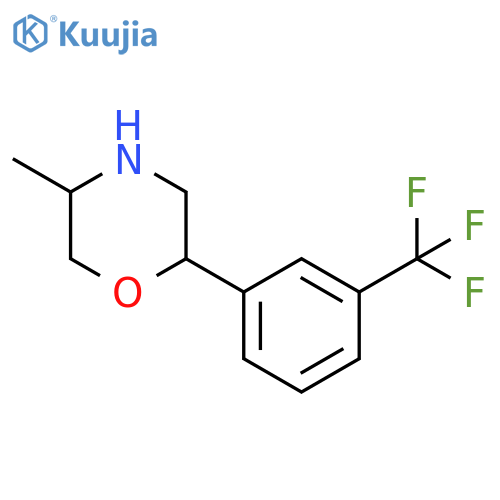 5-Methyl-2-3-(trifluoromethyl)phenylmorpholine structure