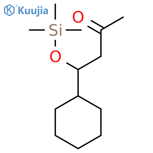 2-Butanone, 4-cyclohexyl-4-[(trimethylsilyl)oxy]- structure