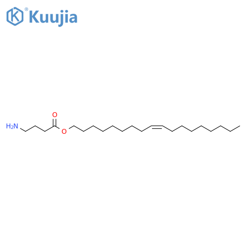 Butanoic acid, 4-amino-, 9-octadecenyl ester, (Z)- (9CI) structure