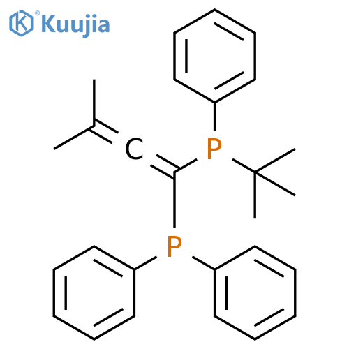 Phosphine,(1,1-dimethylethyl)[1-(diphenylphosphino)-3-methyl-1,2-butadienyl]phenyl- structure