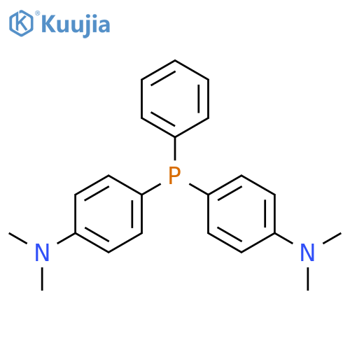 Benzenamine, 4,4'-(phenylphosphinidene)bis[N,N-dimethyl- structure