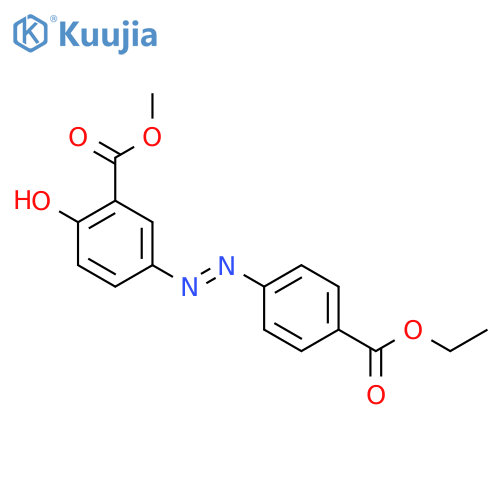 methyl 3-[(4-ethoxycarbonylphenyl)hydrazinylidene]-6-oxocyclohexa-1,4-diene-1-carboxylate structure