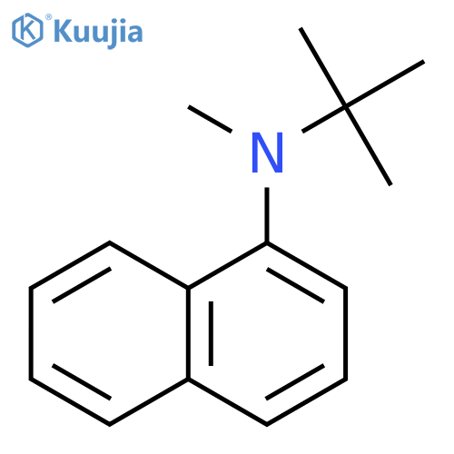 1-Naphthalenamine, N-(1,1-dimethylethyl)-N-methyl- structure