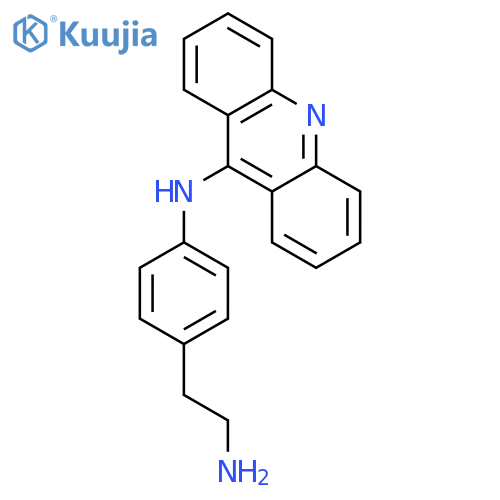 9-Acridinamine, N-[4-(2-aminoethyl)phenyl]- structure