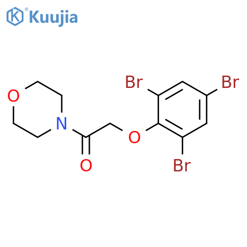 Morpholine, 4-[(2,4,6-tribromophenoxy)acetyl]- structure