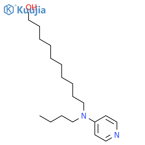 1-Decanol, 10-(butyl-4-pyridinylamino)- structure