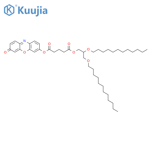 O-Resorufinyl (Di-lauryl)glyceryl Glutarate structure