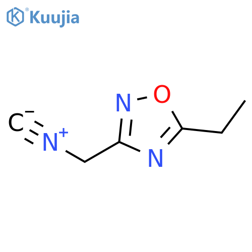 1,2,4-Oxadiazole, 5-ethyl-3-(isocyanomethyl)- structure